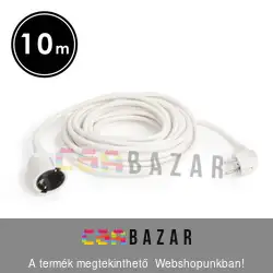 Hálózati lengő hosszabbító 10 m - 3 x 1,50 mm²