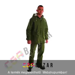 PVC esőöltöny zöld, 2 db-os XL-es méret