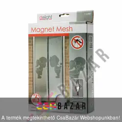 Mágneses mintás szúnyogháló függöny ajtóra fiú + lány 100x210 cm