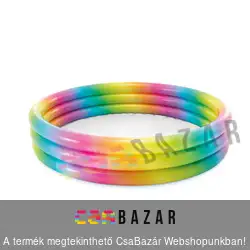 Felfújható szivárvány medence 147x33 cm Intex 58439