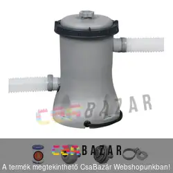 Bestway Papírszűrős vízforgató 2 m3/h