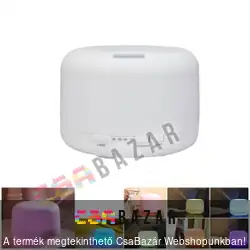 Párologtató, ultrahangos aroma diffúzor, illóolaj párologtató - nagy 500 ml tartály