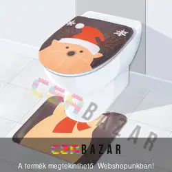 Karácsonyi WC ülőke dekor rénszarvas mintával