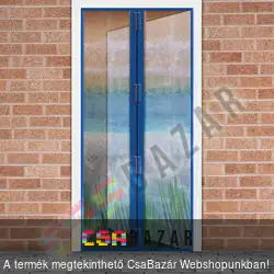 Mágneses mintás szúnyogháló függöny ajtóra vegyes virág mintás 100x210 cm - tévesen felíratozott dobozban